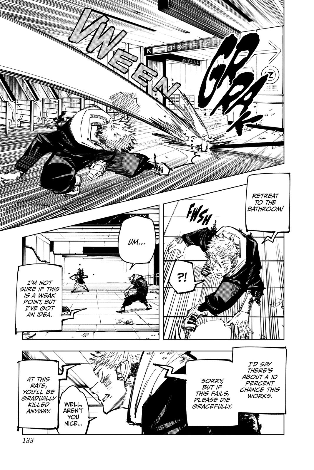 Jujutsu Kaisen Chapter 104 page 3 - Chapter 104: The Shibuya Incident, Part 22