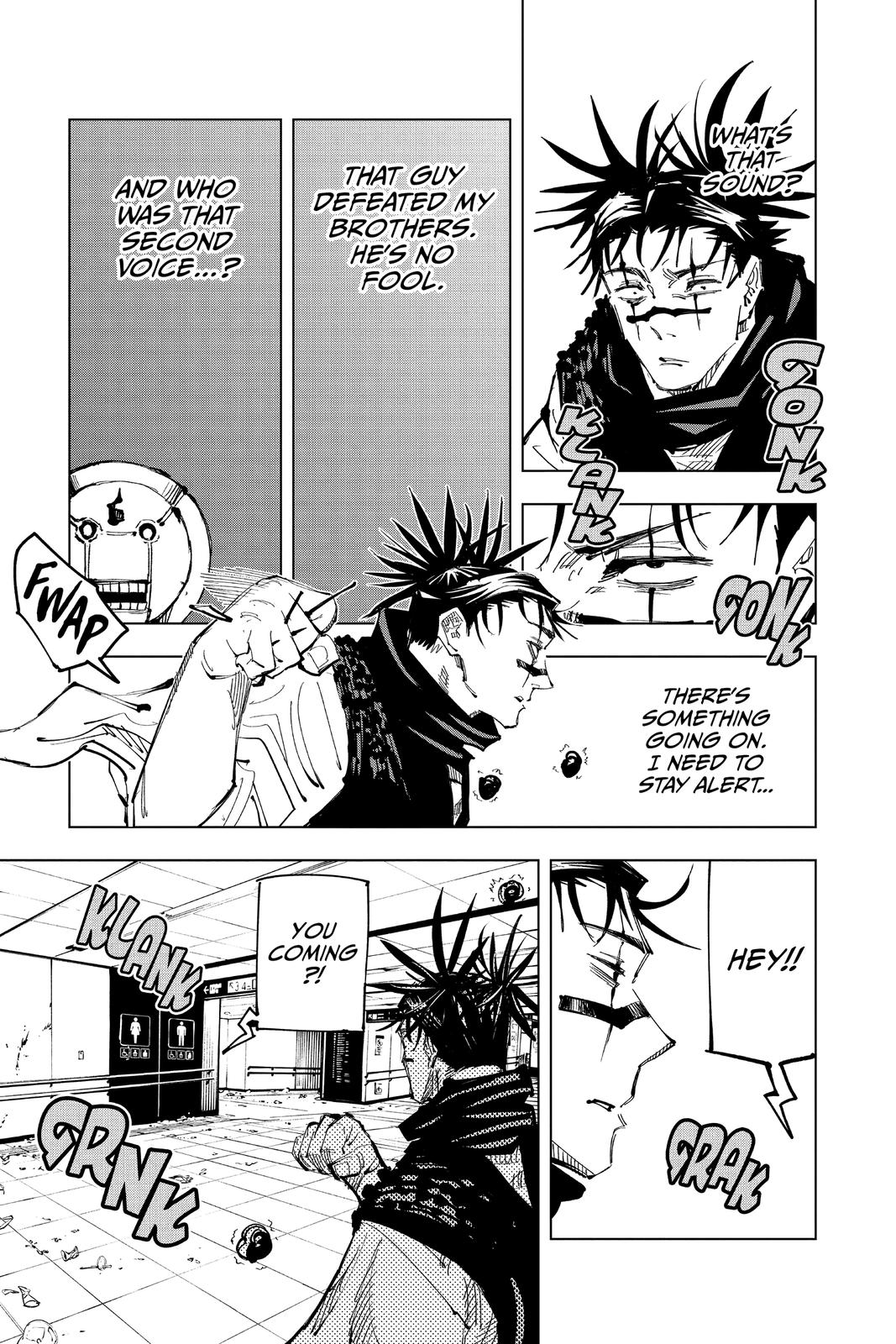 Jujutsu Kaisen Chapter 104 page 5 - Chapter 104: The Shibuya Incident, Part 22
