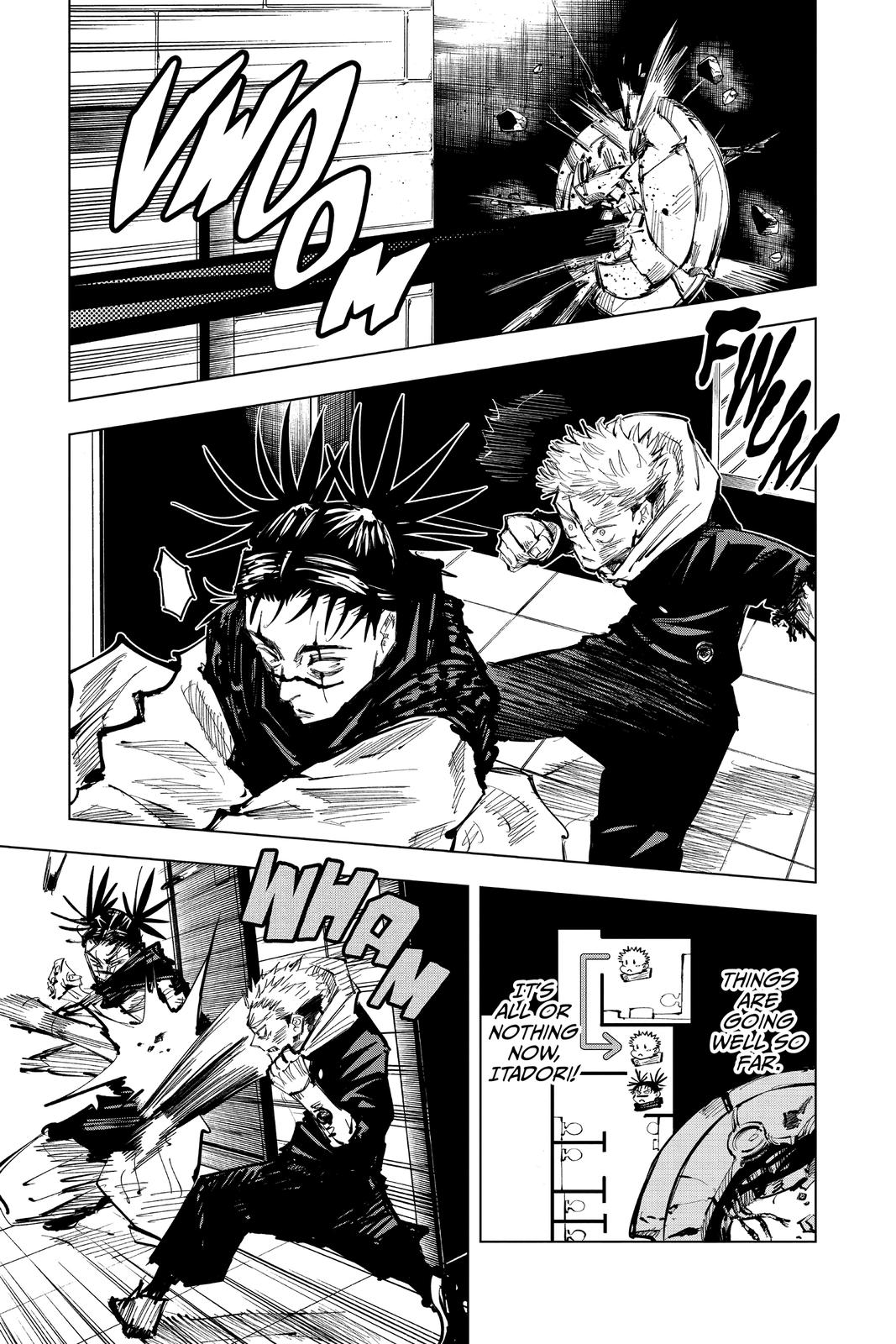 Jujutsu Kaisen Chapter 104 page 9 - Chapter 104: The Shibuya Incident, Part 22