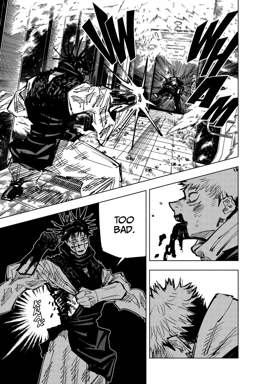 Jujutsu Kaisen Chapter 105 page 17 - Chapter 105: The Shibuya Incident, Part 23