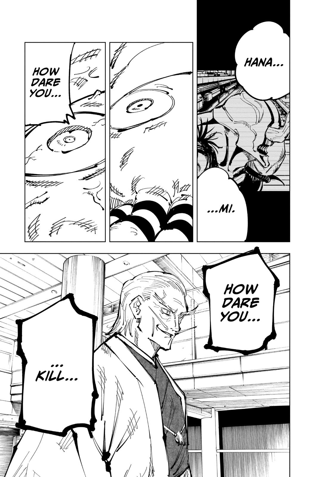Jujutsu Kaisen Chapter 106 page 17 - Chapter 106: The Shibuya Incident, Part 24