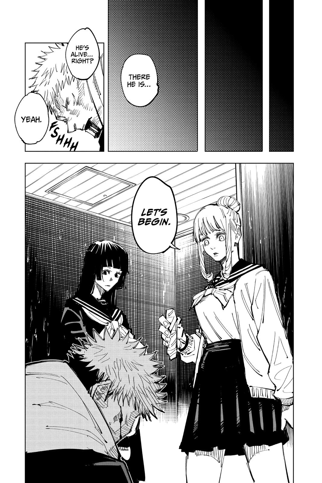 Jujutsu Kaisen Chapter 106 page 7 - Chapter 106: The Shibuya Incident, Part 24