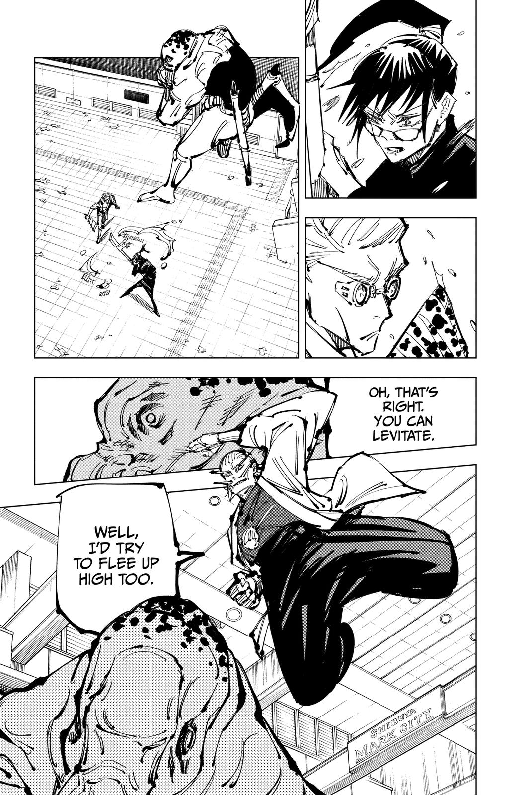 Jujutsu Kaisen Chapter 107 page 22 - Chapter 107: The Shibuya Incident, Part 25