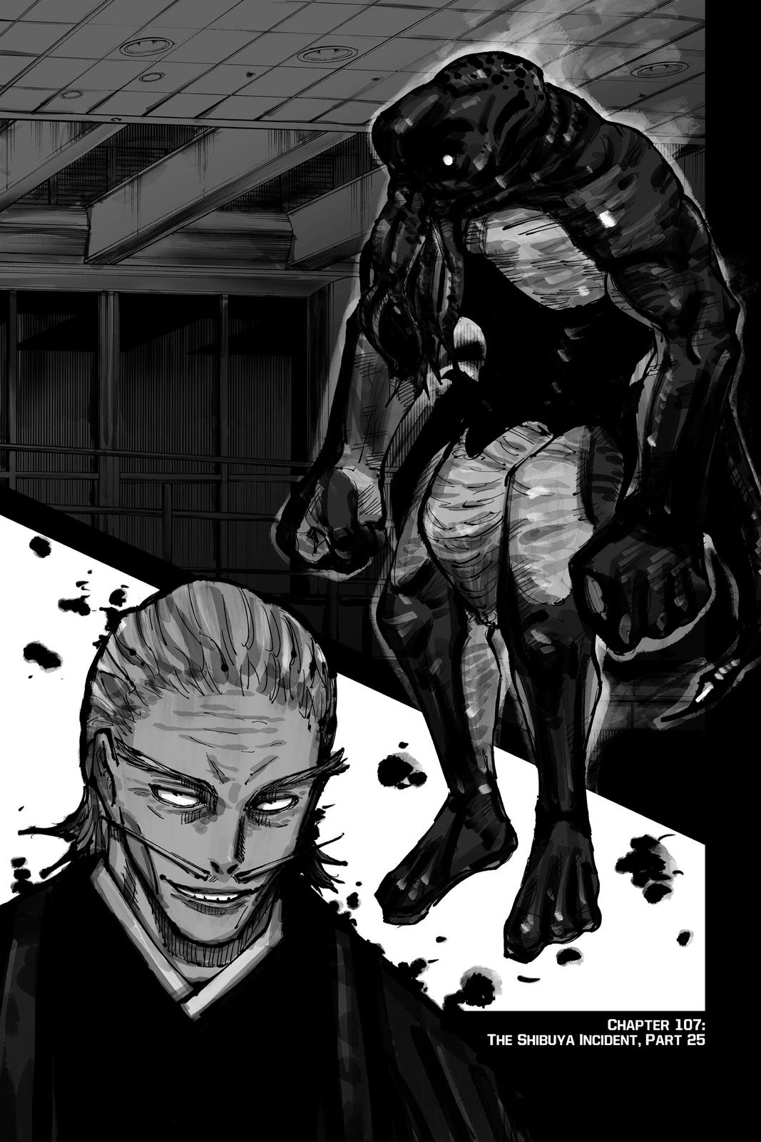 Jujutsu Kaisen Chapter 107 page 7 - Chapter 107: The Shibuya Incident, Part 25