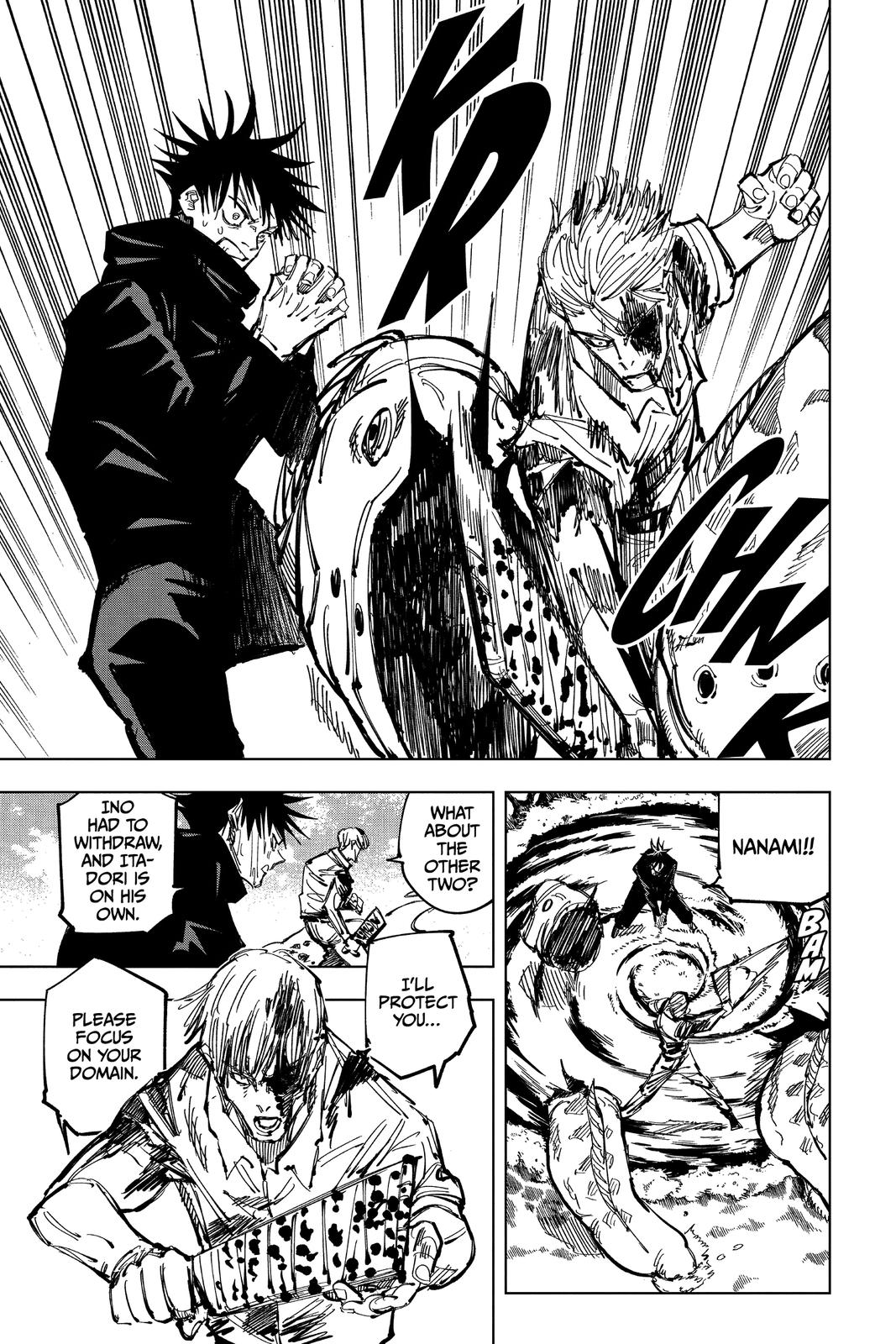 Jujutsu Kaisen Chapter 109 page 7 - Chapter 109: The Shibuya Incident, Part 27