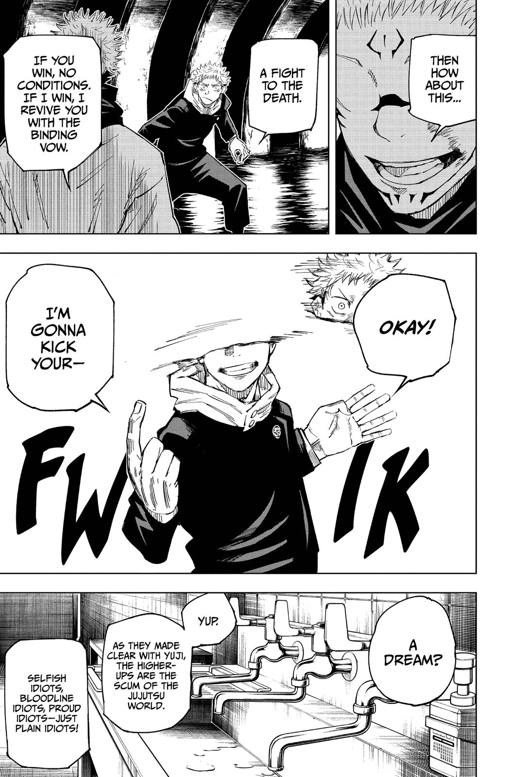 Jujutsu Kaisen Chapter 11 page 13 - Chapter 11: A Dream