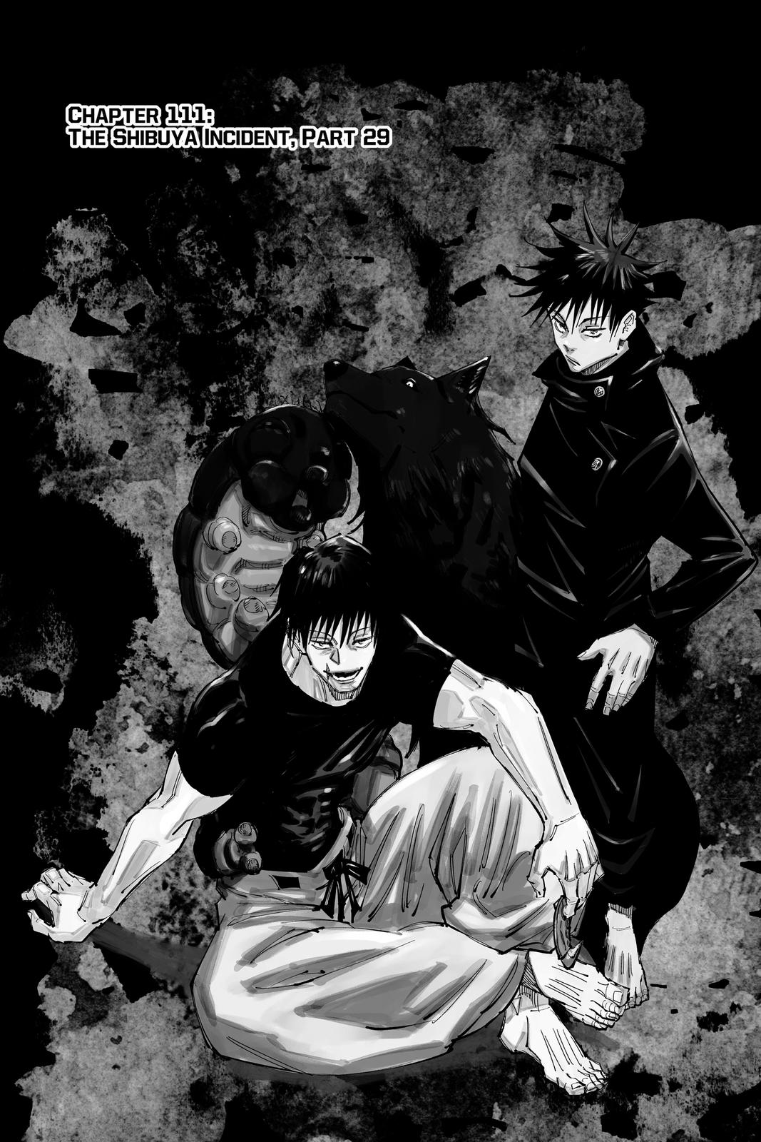 Jujutsu Kaisen Chapter 111 page 1 - Chapter 111: The Shibuya Incident, Part 29