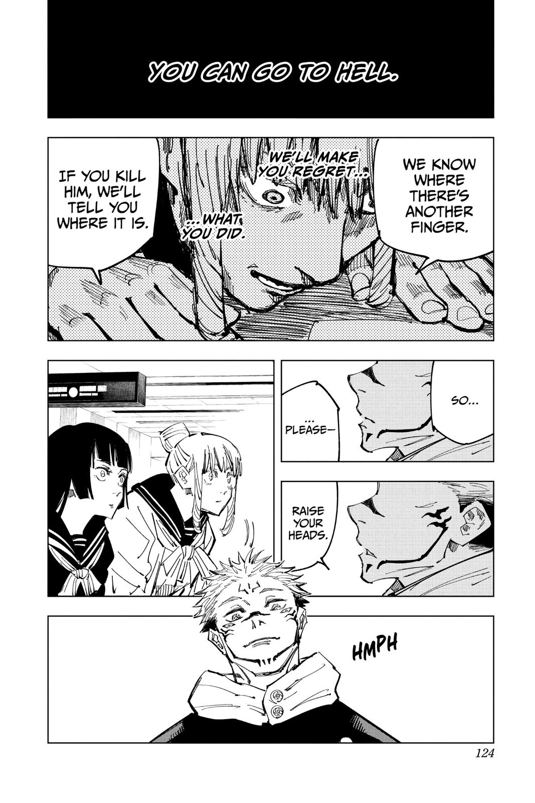 Jujutsu Kaisen Chapter 112 page 12 - Chapter 112: The Shibuya Incident, Part 30