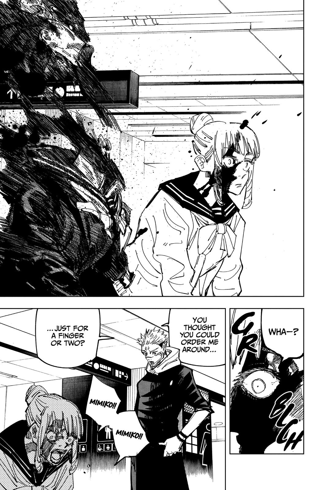 Jujutsu Kaisen Chapter 112 page 13 - Chapter 112: The Shibuya Incident, Part 30