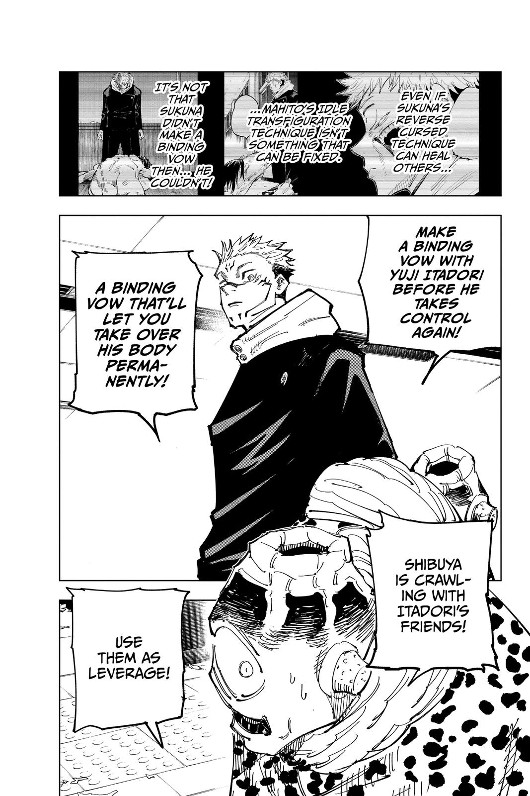Jujutsu Kaisen Chapter 112 page 17 - Chapter 112: The Shibuya Incident, Part 30