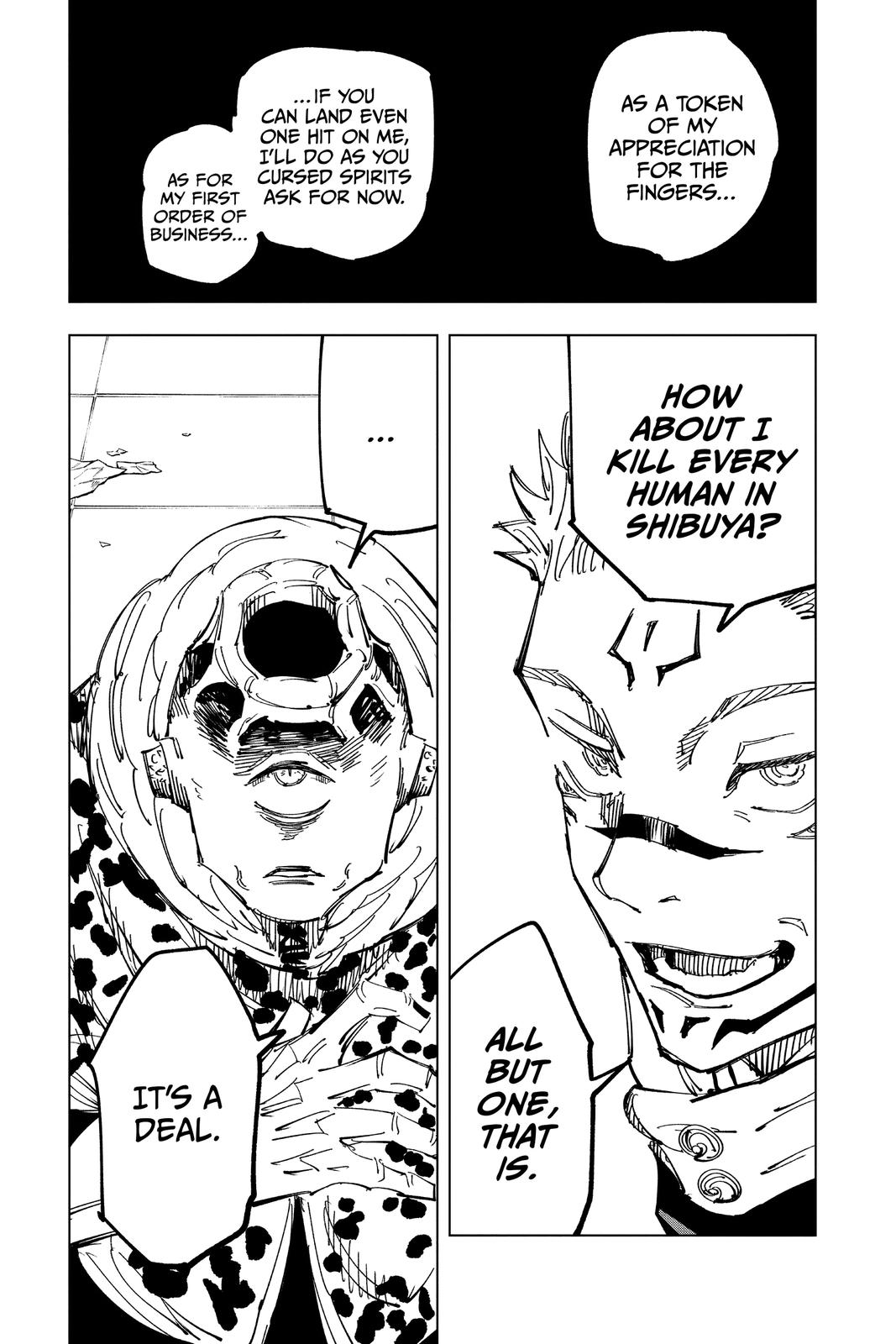 Jujutsu Kaisen Chapter 112 page 19 - Chapter 112: The Shibuya Incident, Part 30
