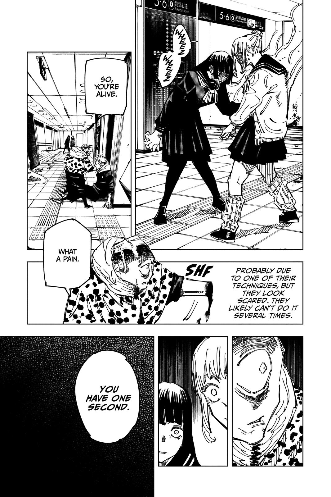 Jujutsu Kaisen Chapter 112 page 3 - Chapter 112: The Shibuya Incident, Part 30