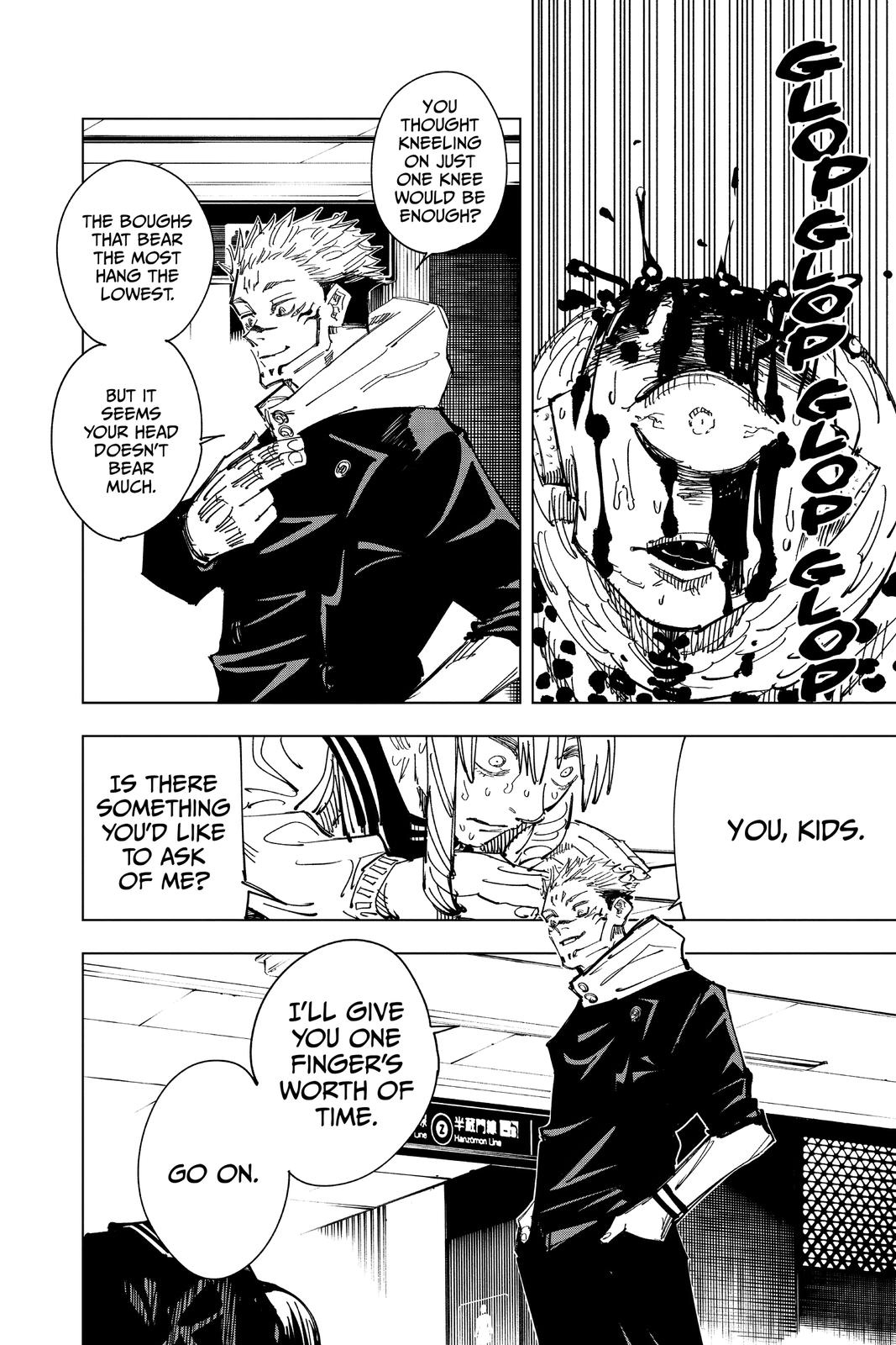 Jujutsu Kaisen Chapter 112 page 8 - Chapter 112: The Shibuya Incident, Part 30