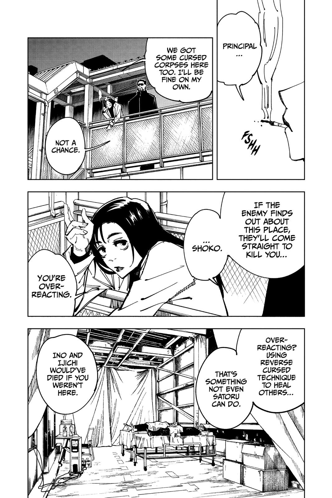 Jujutsu Kaisen Chapter 113 page 6 - Chapter 113: The Shibuya Incident, Part 31