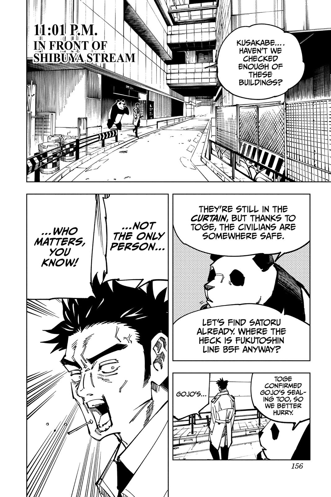 Jujutsu Kaisen Chapter 114 page 4 - Chapter 114: The Shibuya Incident, Part 32