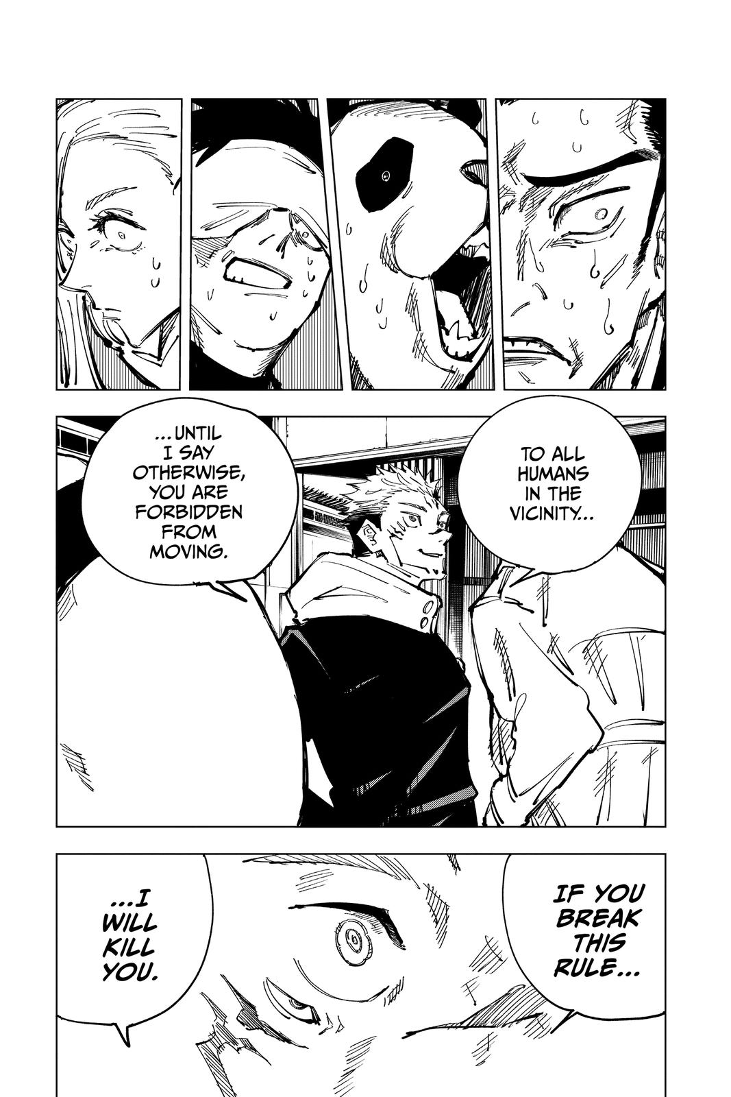 Jujutsu Kaisen Chapter 115 page 11 - Chapter 115: The Shibuya Incident, Part 33