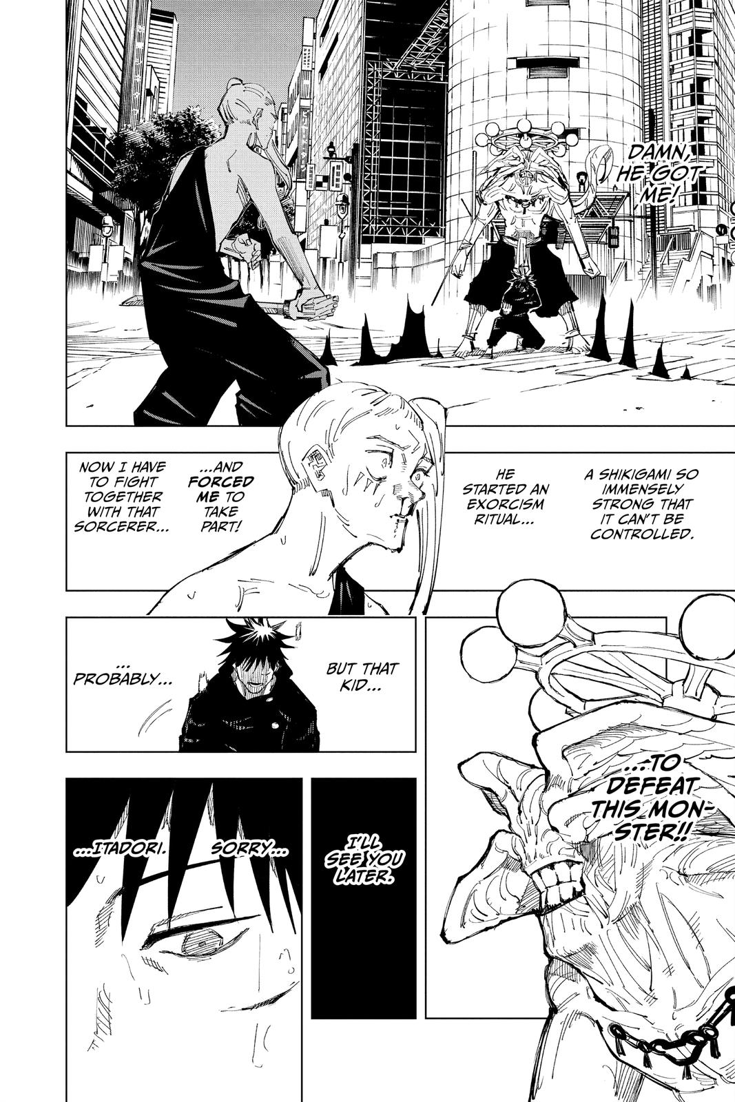 Jujutsu Kaisen Chapter 117 page 11 - Chapter 117: The Shibuya Incident, Part 35