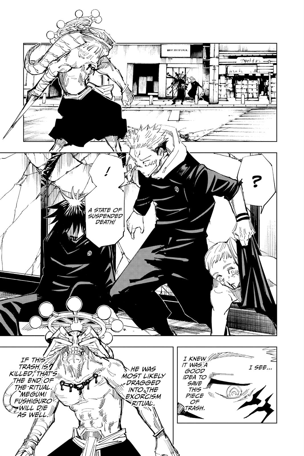 Jujutsu Kaisen Chapter 117 page 17 - Chapter 117: The Shibuya Incident, Part 35
