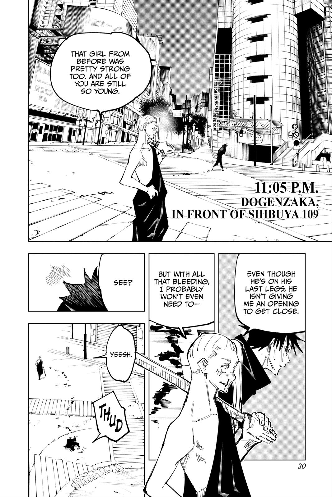 Jujutsu Kaisen Chapter 117 page 4 - Chapter 117: The Shibuya Incident, Part 35