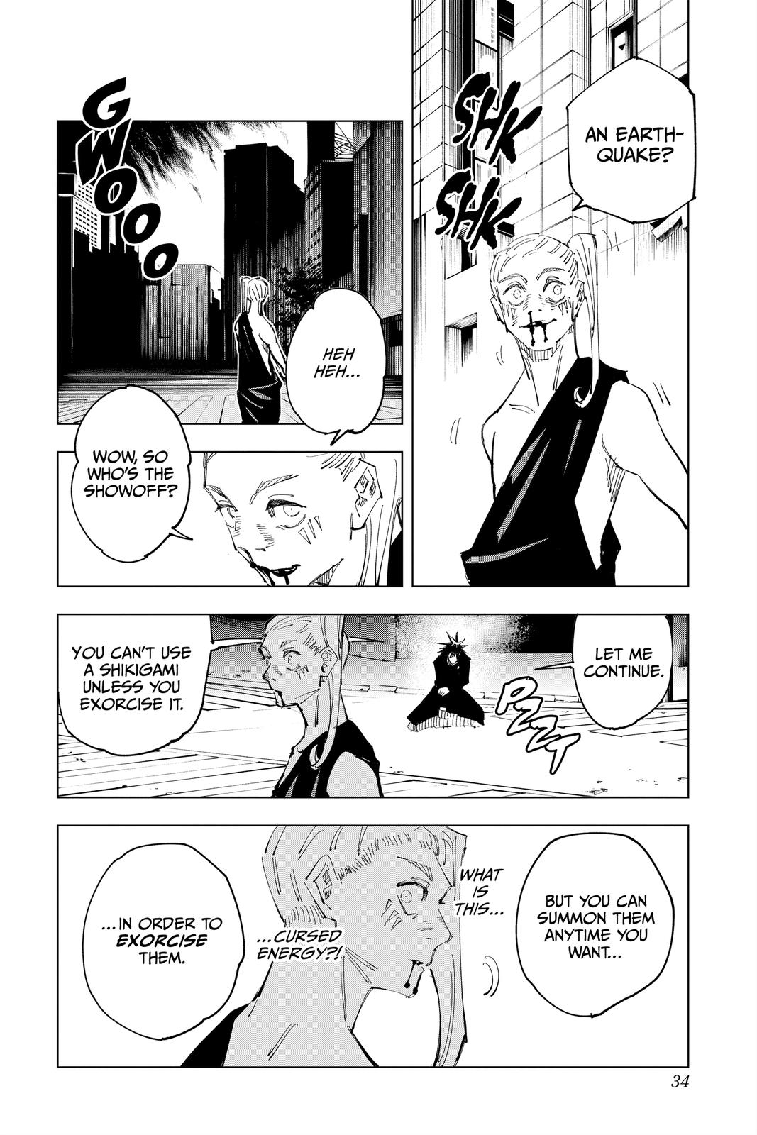 Jujutsu Kaisen Chapter 117 page 8 - Chapter 117: The Shibuya Incident, Part 35