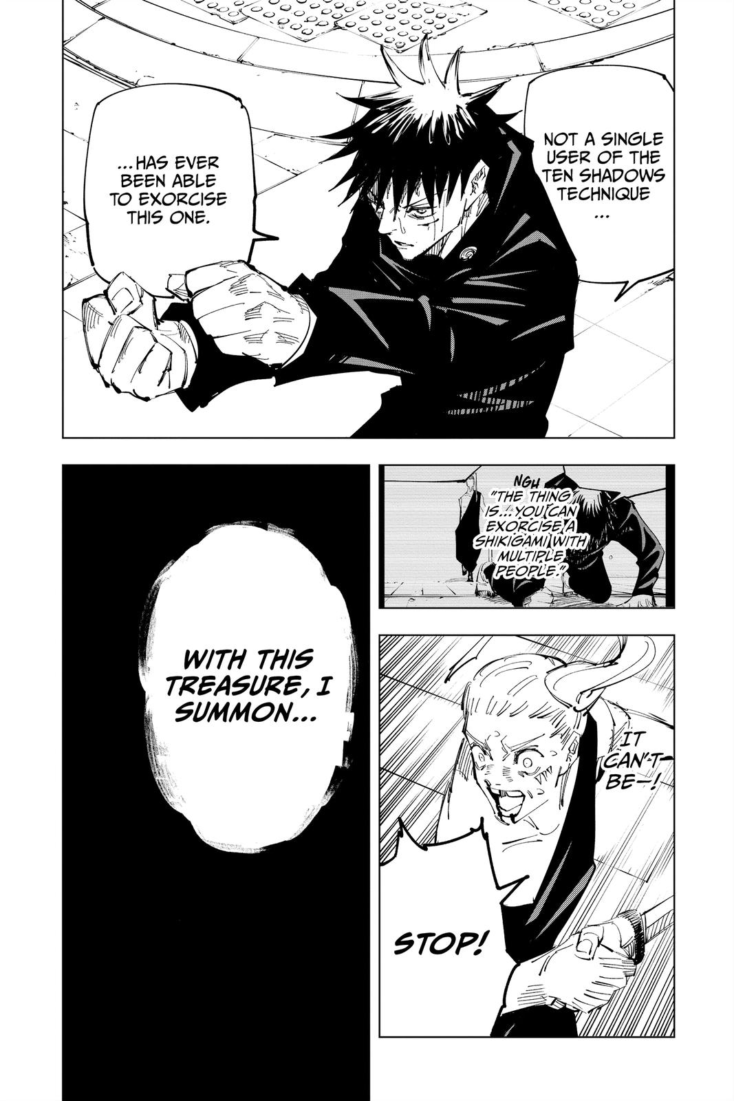 Jujutsu Kaisen Chapter 117 page 9 - Chapter 117: The Shibuya Incident, Part 35