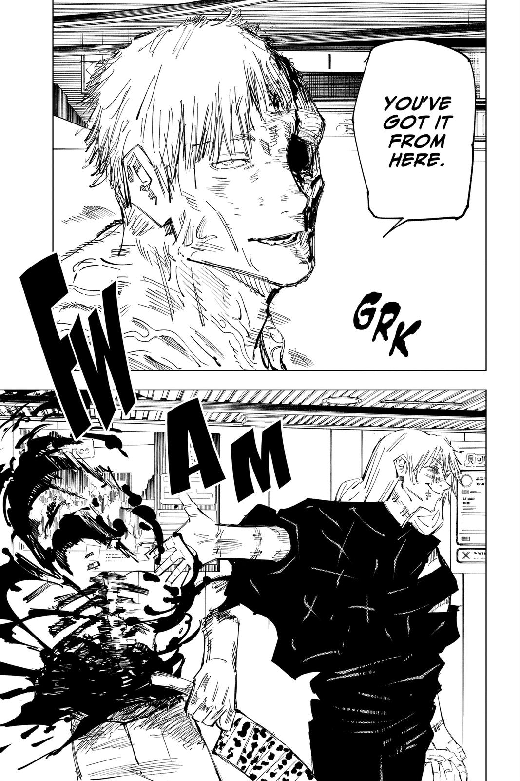 Jujutsu Kaisen Chapter 120 page 16 - Chapter 120: The Shibuya Incident, Part 38