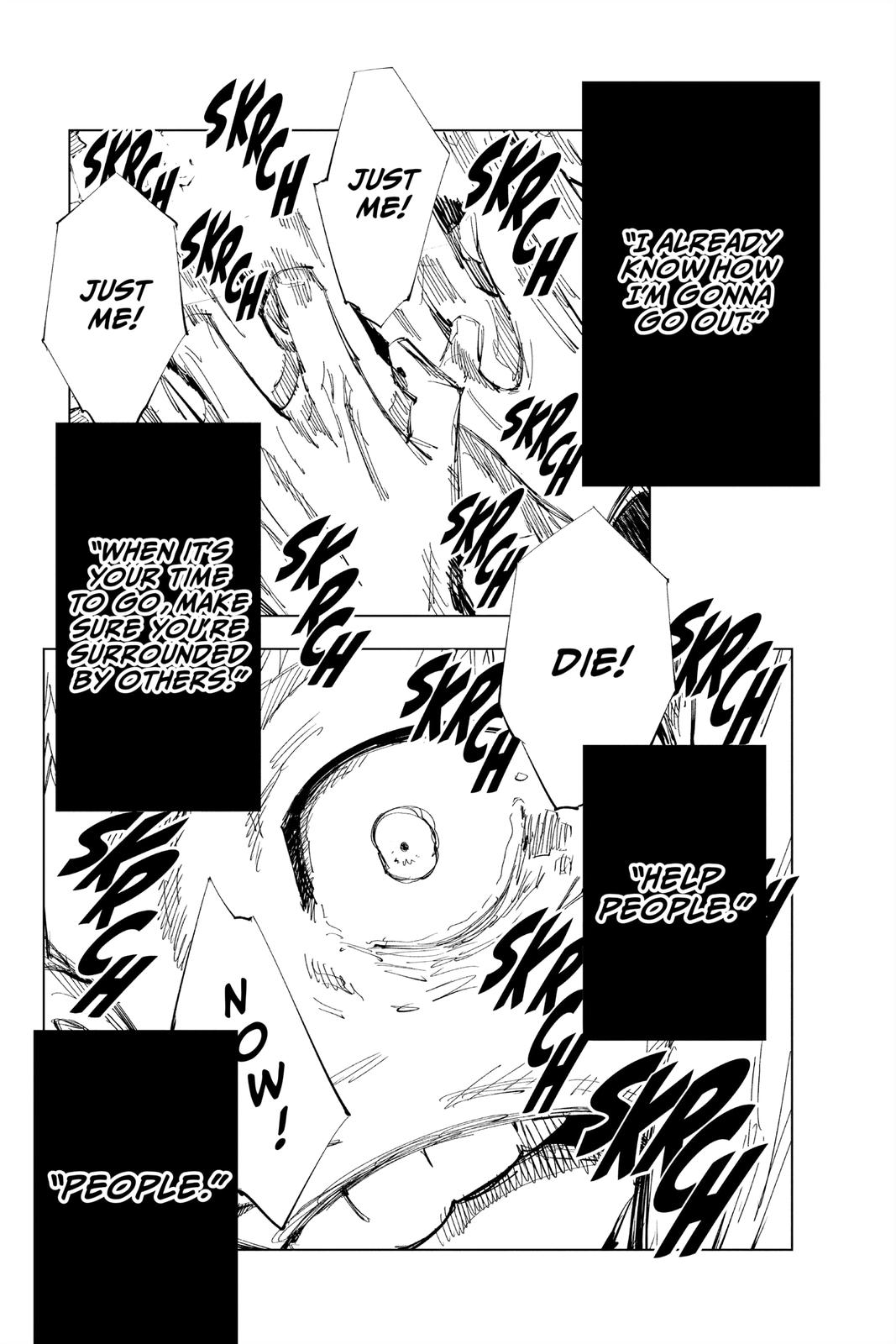 Jujutsu Kaisen Chapter 120 page 5 - Chapter 120: The Shibuya Incident, Part 38