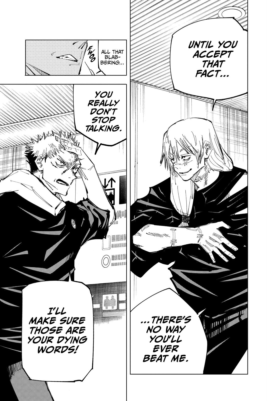 Jujutsu Kaisen Chapter 121 page 10 - Chapter 121: The Shibuya Incident, Part 39