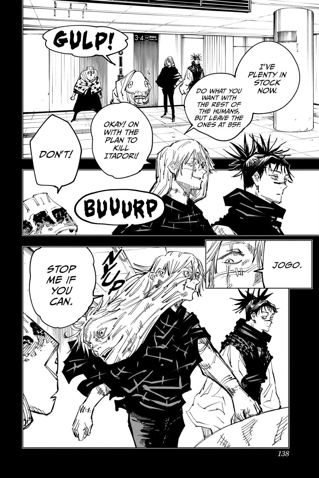 Jujutsu Kaisen Chapter 122 page 10 - Chapter 122: The Shibuya Incident, Part 40