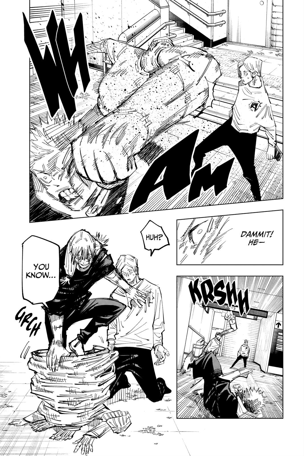 Jujutsu Kaisen Chapter 122 page 7 - Chapter 122: The Shibuya Incident, Part 40