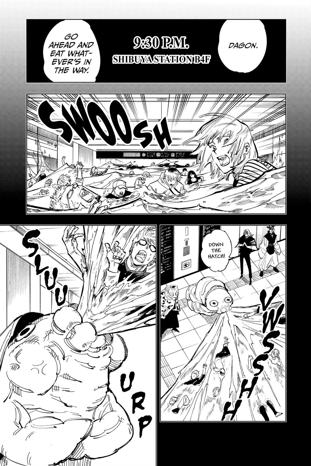 Jujutsu Kaisen Chapter 122 page 9 - Chapter 122: The Shibuya Incident, Part 40