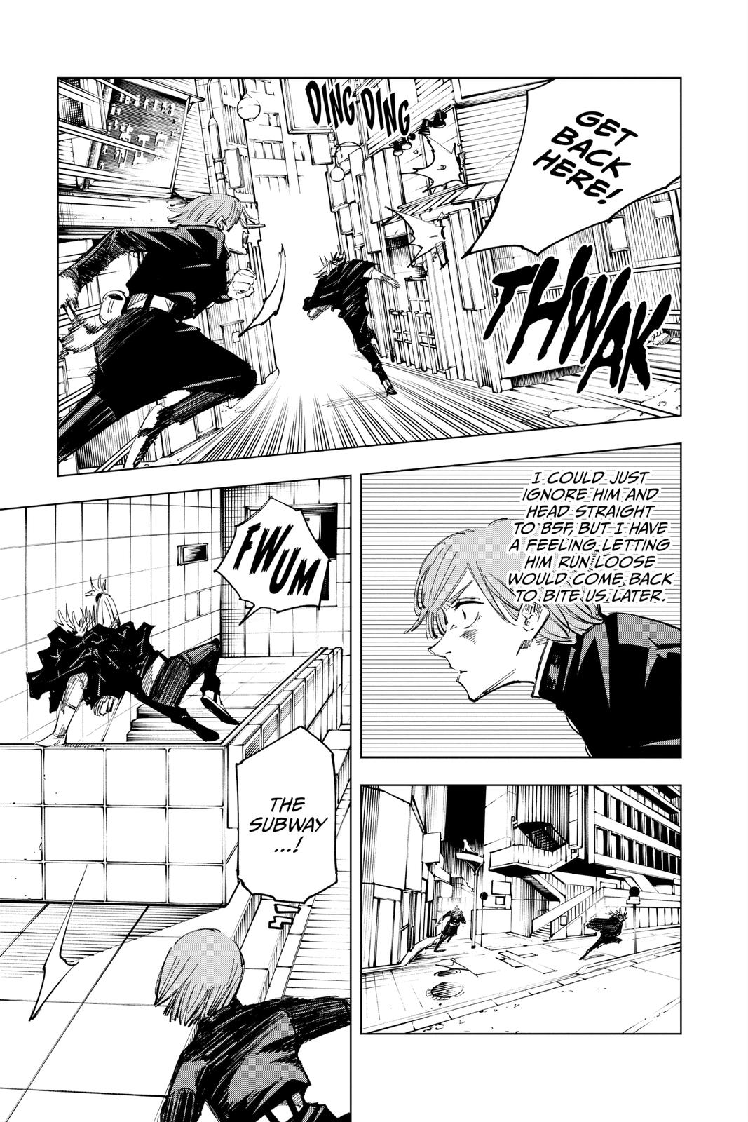 Jujutsu Kaisen Chapter 124 page 7 - Chapter 124: The Shibuya Incident, Part 42