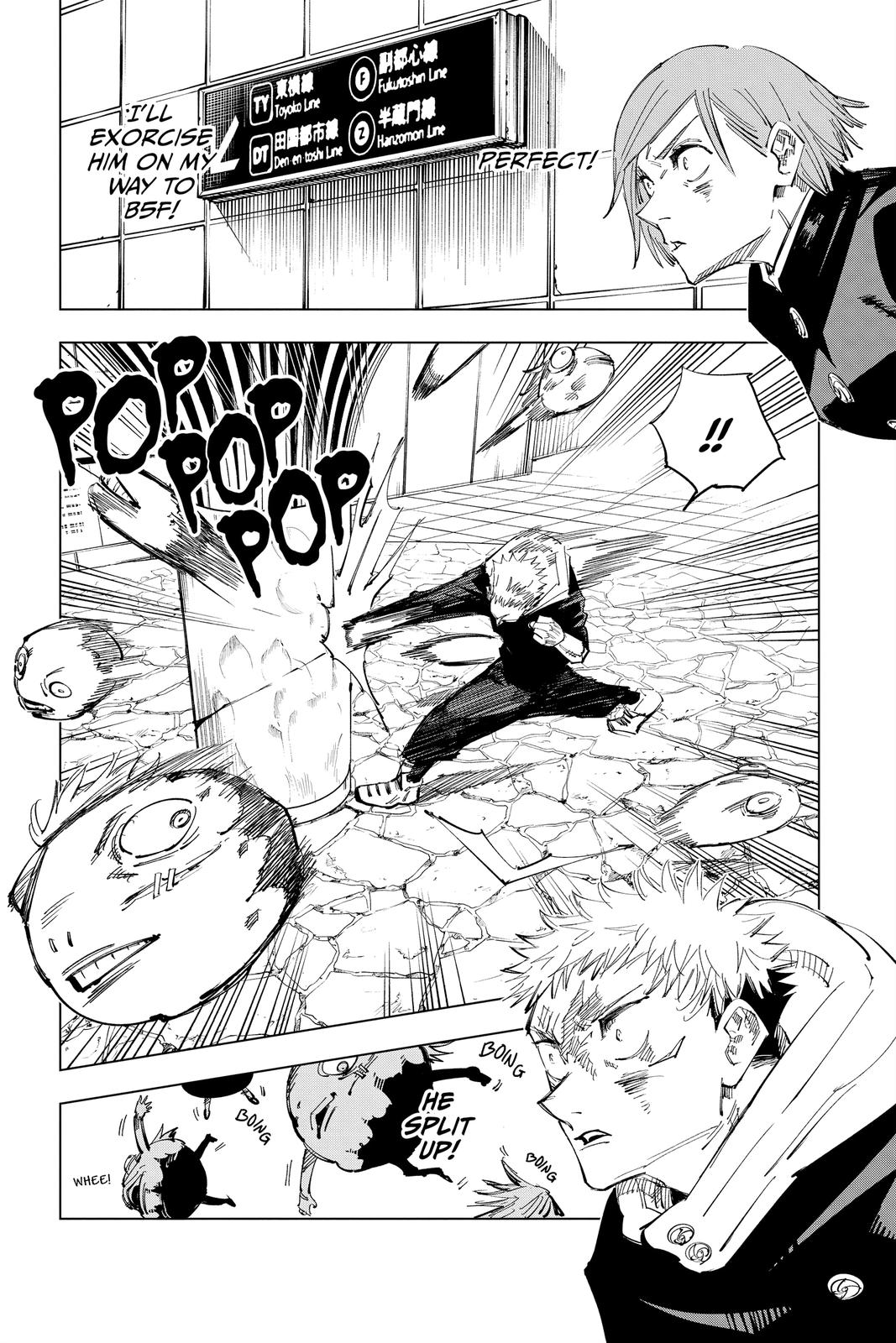Jujutsu Kaisen Chapter 124 page 8 - Chapter 124: The Shibuya Incident, Part 42