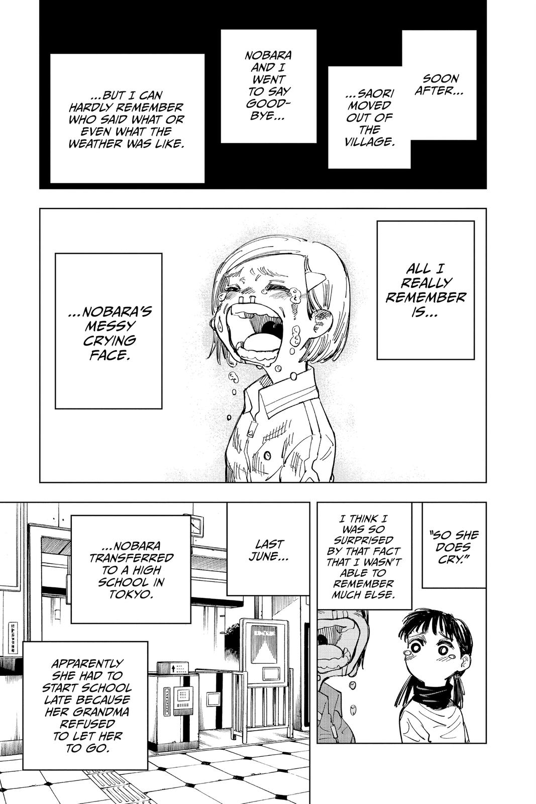 Jujutsu Kaisen Chapter 125 page 15 - Chapter 125: A Story About that Girl