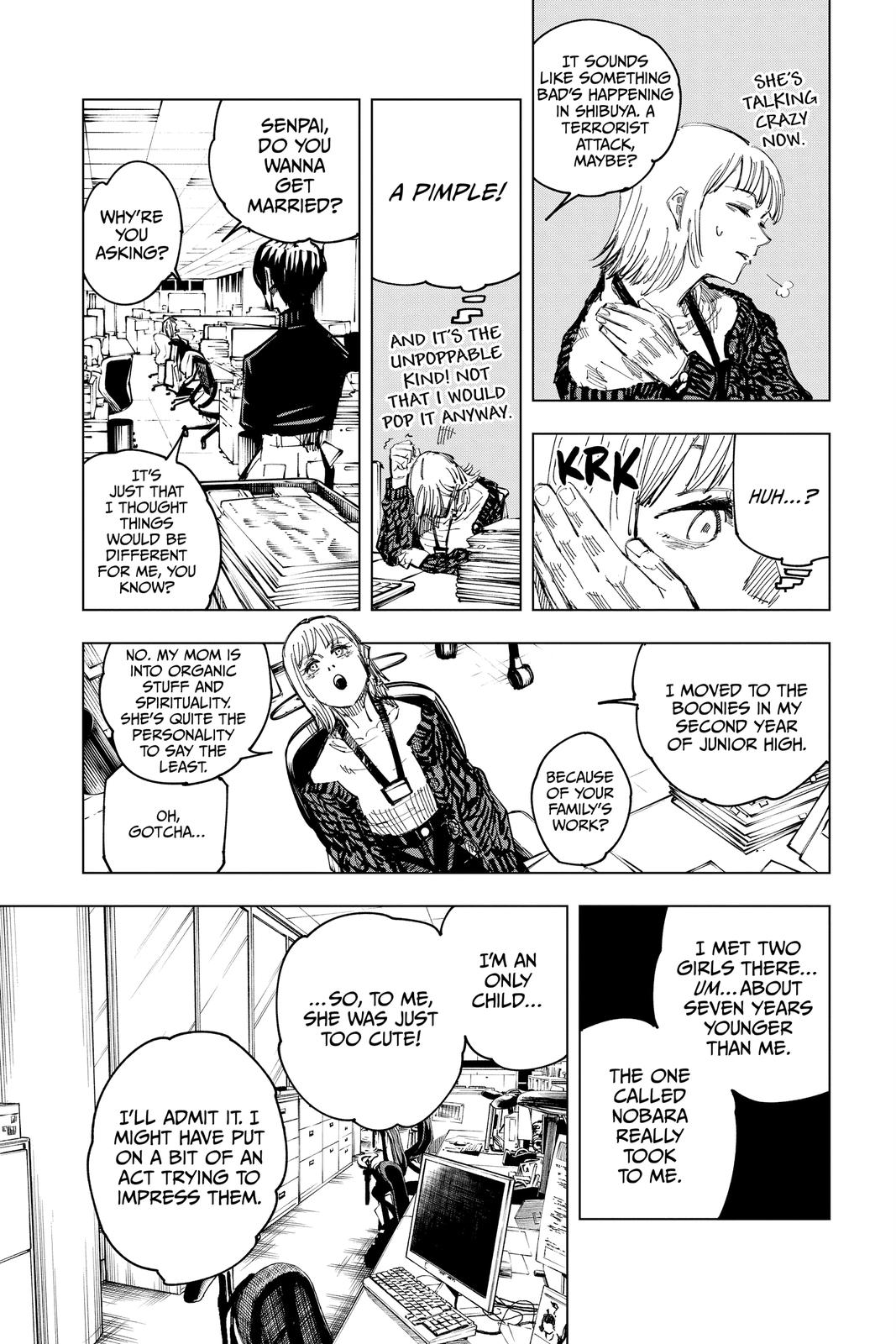 Jujutsu Kaisen Chapter 125 page 19 - Chapter 125: A Story About that Girl