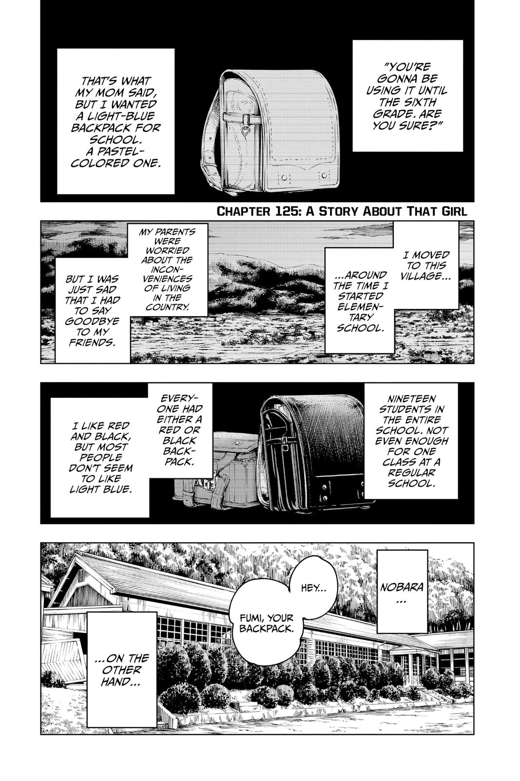 Jujutsu Kaisen Chapter 125 page 7 - Chapter 125: A Story About that Girl