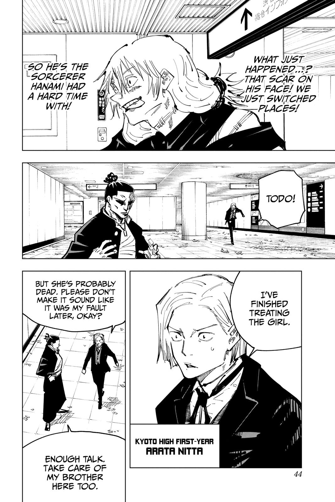 Jujutsu Kaisen Chapter 126 page 16 - Chapter 126: The Shibuya Incident, Part 43