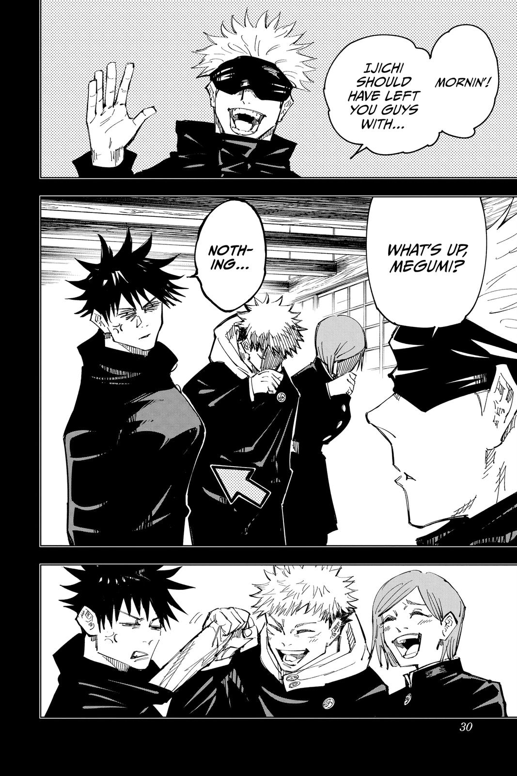 Jujutsu Kaisen Chapter 126 page 4 - Chapter 126: The Shibuya Incident, Part 43