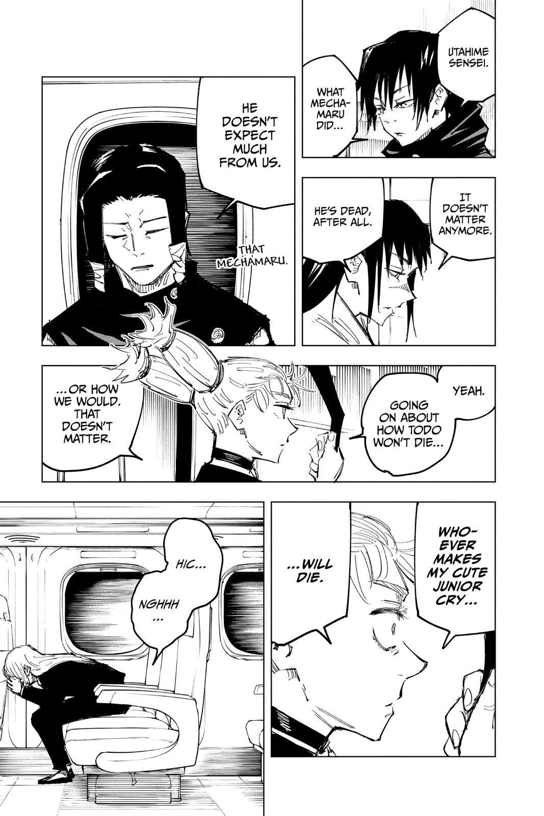 Jujutsu Kaisen Chapter 128 page 7 - Chapter 128: The Shibuya Incident, Part 45