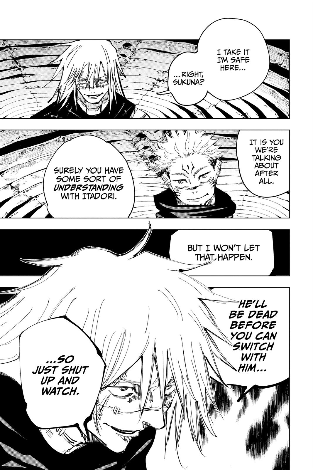 Jujutsu Kaisen Chapter 130 page 5 - Chapter 130: The Shibuya Incident, Part 47