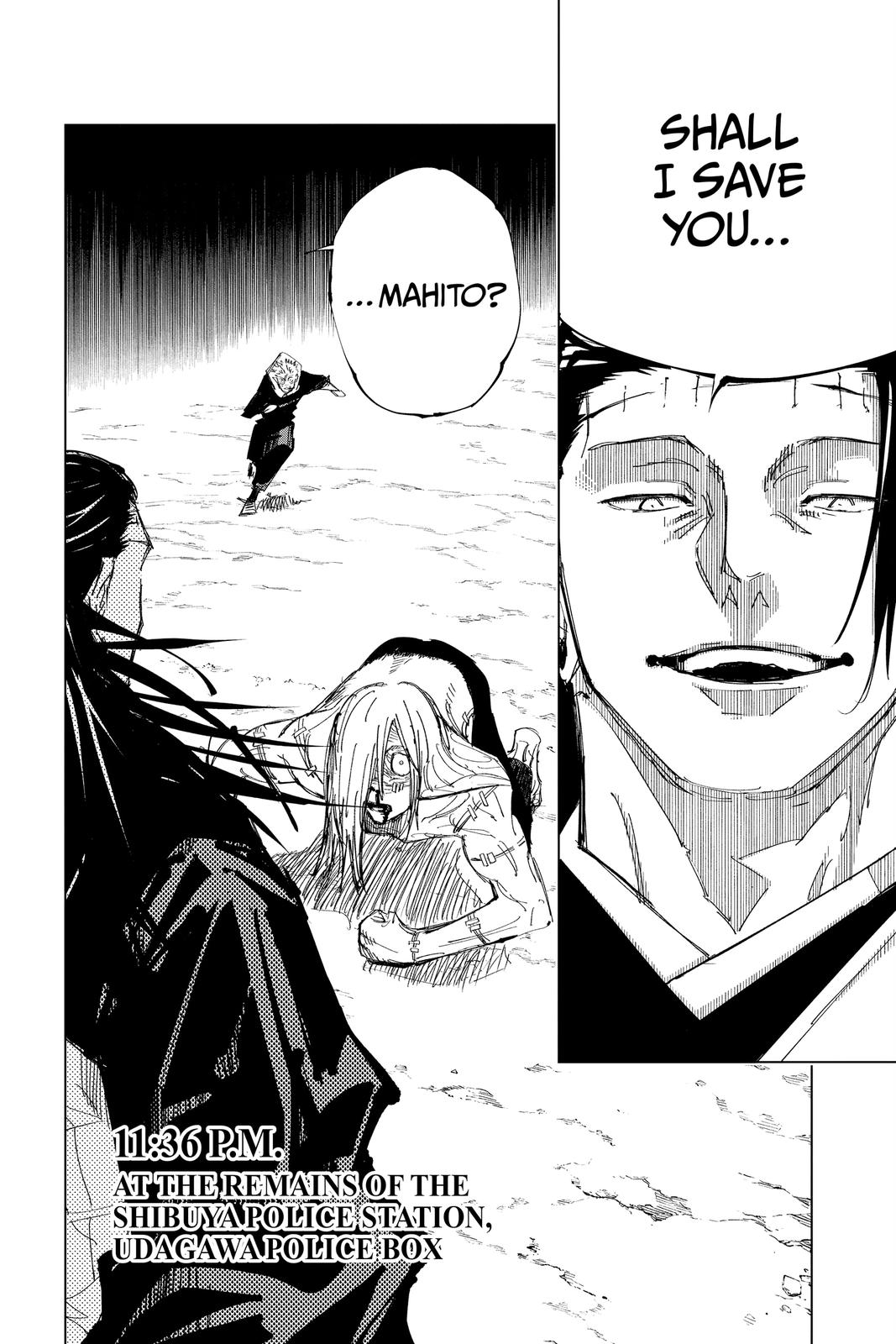 Jujutsu Kaisen Chapter 133 page 10 - Chapter 133: The Shibuya Incident, Part 50