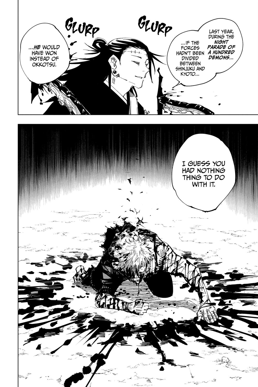 Jujutsu Kaisen Chapter 133 page 16 - Chapter 133: The Shibuya Incident, Part 50
