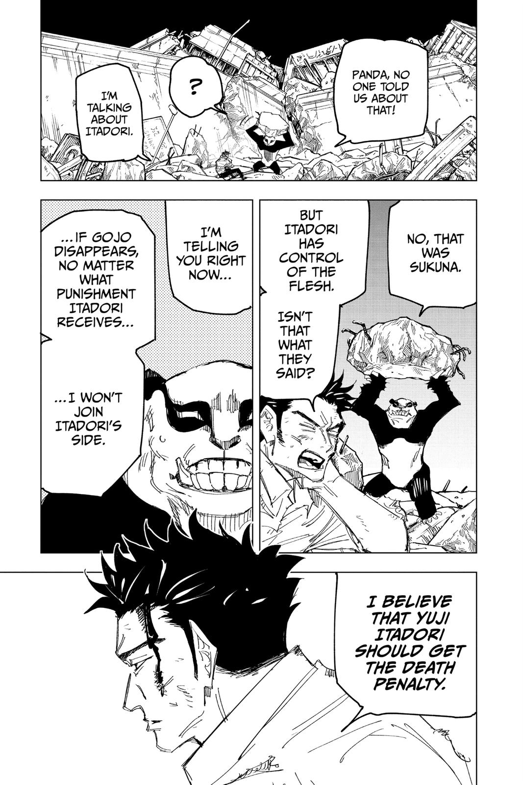Jujutsu Kaisen Chapter 133 page 5 - Chapter 133: The Shibuya Incident, Part 50