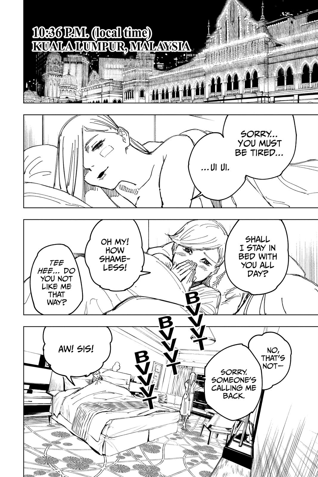 Jujutsu Kaisen Chapter 133 page 6 - Chapter 133: The Shibuya Incident, Part 50