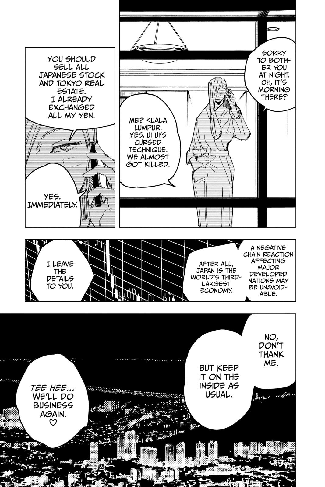 Jujutsu Kaisen Chapter 133 page 7 - Chapter 133: The Shibuya Incident, Part 50