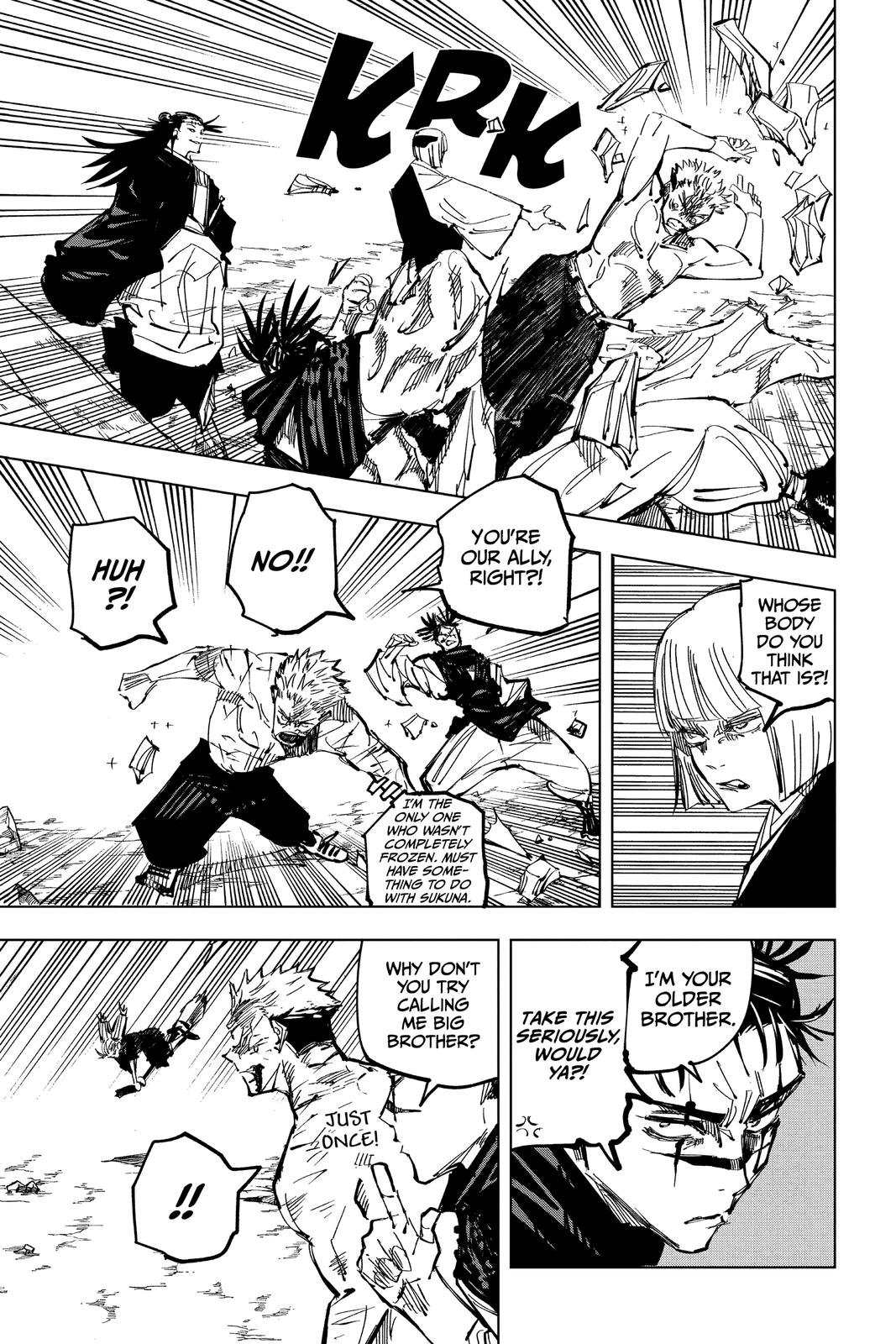Jujutsu Kaisen Chapter 135 page 11 - Chapter 135: The Shibuya Incident, Part 52