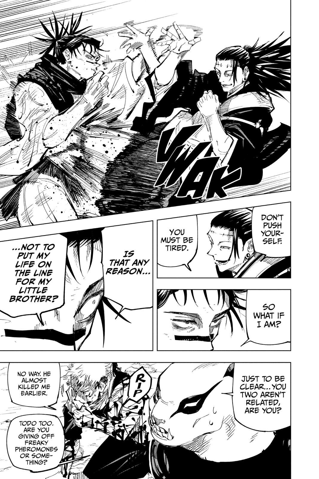 Jujutsu Kaisen Chapter 135 page 6 - Chapter 135: The Shibuya Incident, Part 52