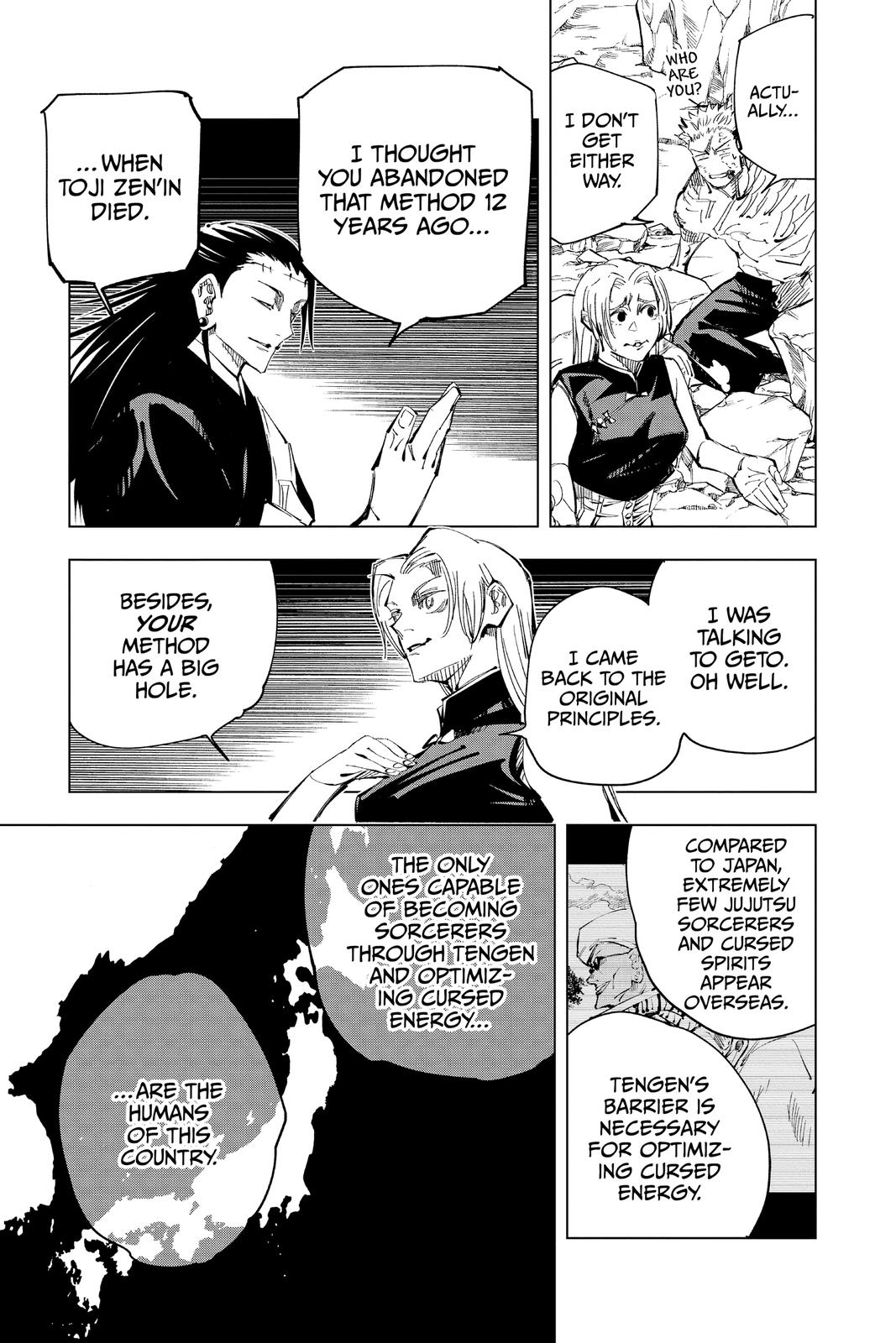 Jujutsu Kaisen Chapter 136 page 3 - Chapter 136: The Shibuya Incident, Part 52