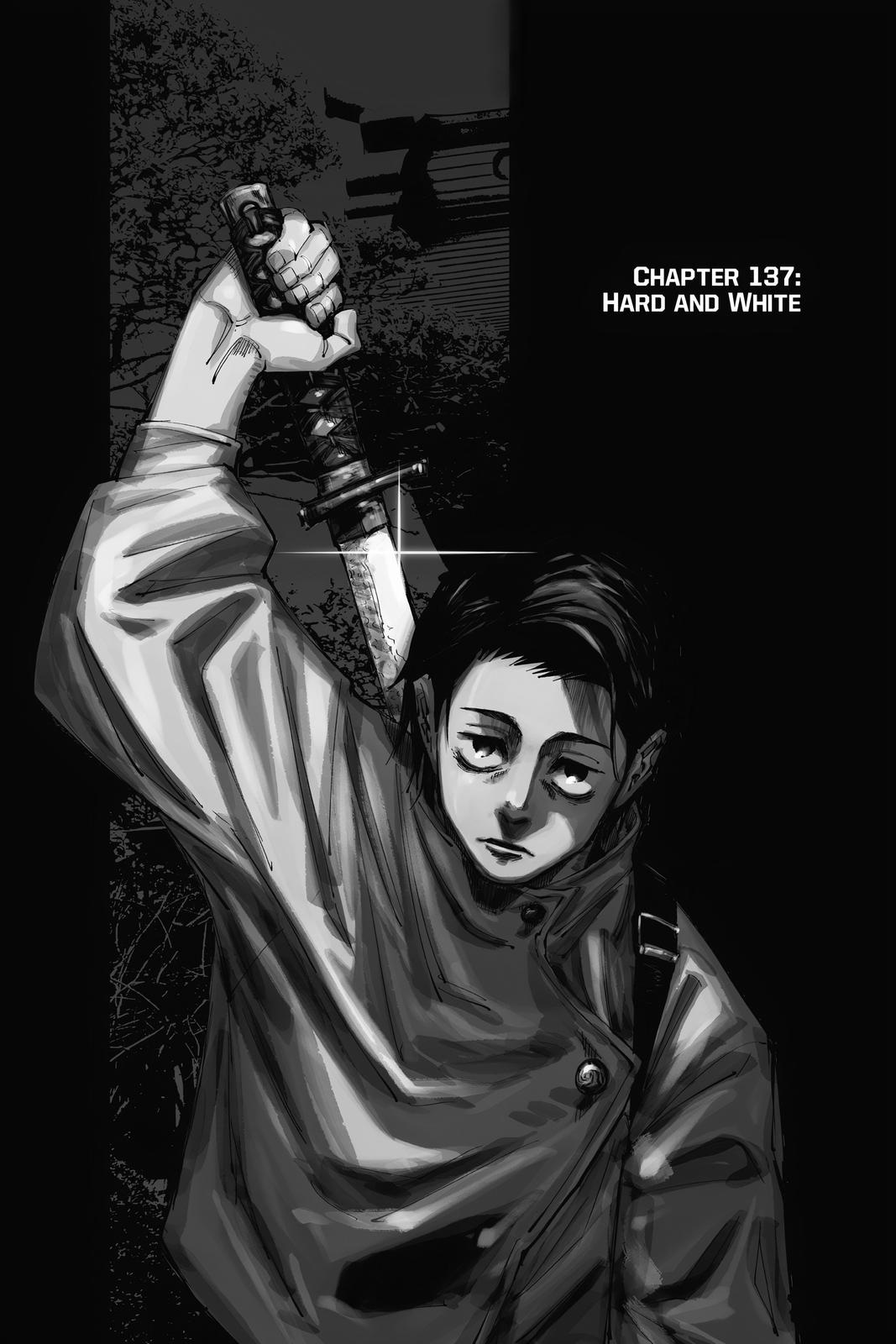 Jujutsu Kaisen Chapter 137 page 1 - Chapter 137: Hard and White