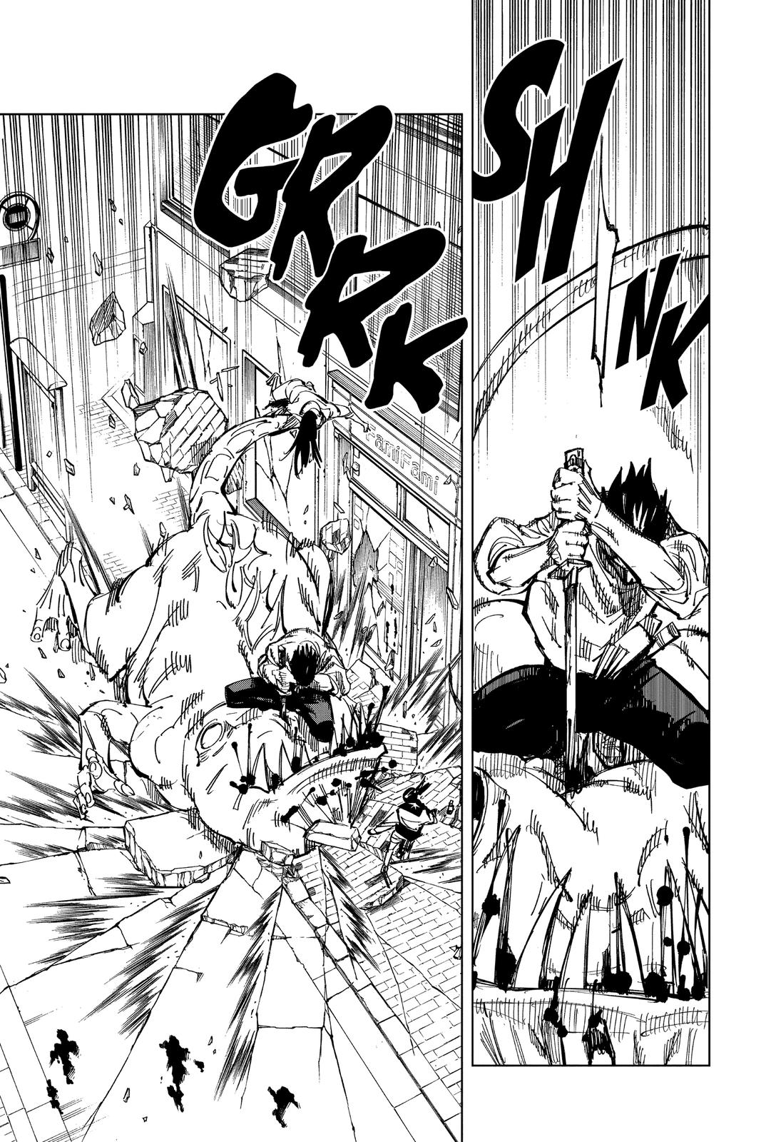 Jujutsu Kaisen Chapter 137 page 12 - Chapter 137: Hard and White
